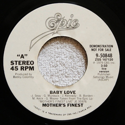 Mother's Finest Baby Love Vinyl 7" USED