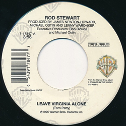 Rod Stewart Leave Virginia Alone Vinyl 7" USED