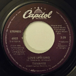 Tavares Love Uprising Vinyl 7" USED