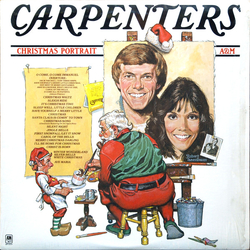 Carpenters Christmas Portrait Vinyl LP USED