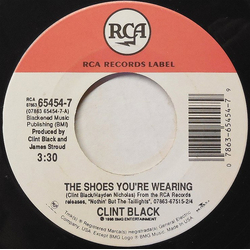 Clint Black The Shoes You're Wearing Vinyl 7" USED