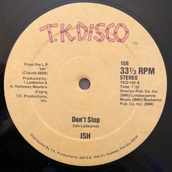 Ish Ledesma Don't Stop Vinyl 12" USED