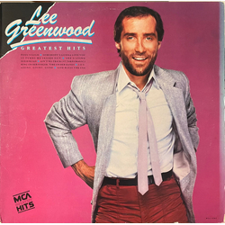 Lee Greenwood Greatest Hits Vinyl LP USED