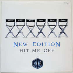 New Edition Hit Me Off Vinyl 12" USED