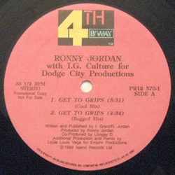 Ronny Jordan Get To Grips Vinyl 12" USED