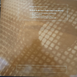 K-Ci & JoJo Don't Rush (Take Love Slowly) Vinyl 12" USED