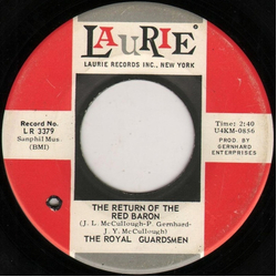 The Royal Guardsmen The Return Of The Red Baron Vinyl 7" USED