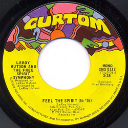Leroy Hutson / The Free Spirit Symphony Feel The Spirit (In '76) Vinyl 7" USED