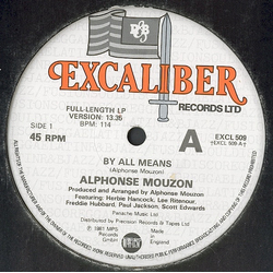 Alphonse Mouzon By All Means Vinyl 12" USED