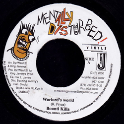 Bounty Killer Warlord's World Vinyl 7" USED