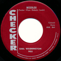 Earl Washington Miserlou USED VINYL 7INCH 45 RPM SINGLE