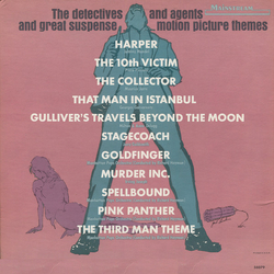 Various The Detectives And Agents And Great Suspense Motion Picture Themes Vinyl LP USED