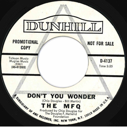 The Modern Folk Quartet Don't You Wonder Vinyl 7" USED