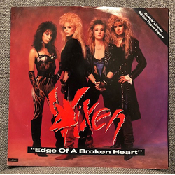 Vixen (2) Edge Of A Broken Heart Vinyl 7" USED