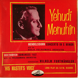 Yehudi Menuhin / Felix Mendelssohn-Bartholdy / Ludwig van Beethoven / Berliner Philharmoniker / Philharmonia Orchestra / Wilhelm Furtwängler Concerto 