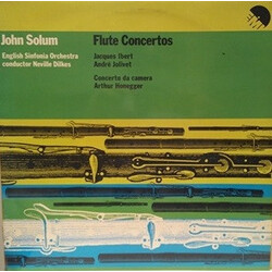 John Solum / English Sinfonia / Neville Dilkes Flute Concertos Vinyl LP USED