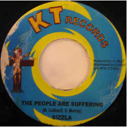 Sizzla The People Are Suffering USED VINYL 7INCH 45 RPM