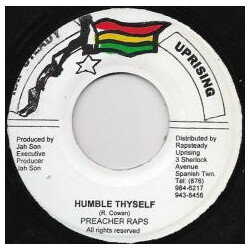 Preacher Raps Humble Thyself USED VINYL 7INCH 45 RPM