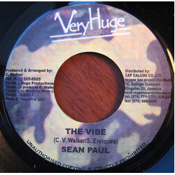 Sean Paul / Thugawar The Vibe / Dark & Blue USED VINYL 7INCH 45 RPM