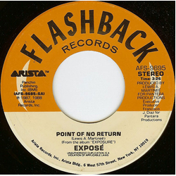 Exposé Point Of No Return / Come Go With Me Vinyl 7" USED