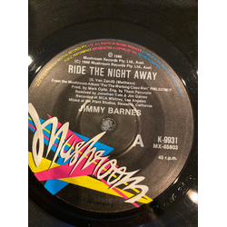 Jimmy Barnes Ride The Night Away Vinyl 7" USED