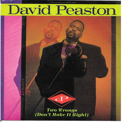 David Peaston Two Wrongs (Don't Make It Right) Vinyl 7" USED