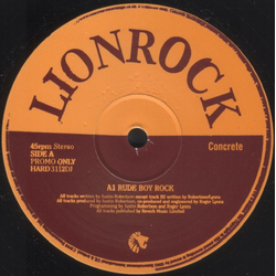 Lionrock Rude Boy Rock Vinyl 12" USED