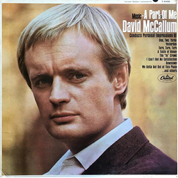 David McCallum Music - A Part Of Me Vinyl LP USED