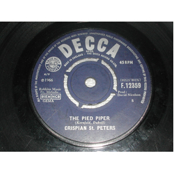 Crispian St. Peters The Pied Piper Vinyl 7" USED
