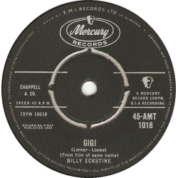 Billy Eckstine Gigi Vinyl 7" USED