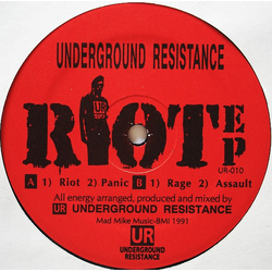 Underground Resistance Riot EP Vinyl 12" USED