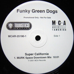 Funky Green Dogs Super California VINYL 12" USED