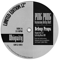 Ping Pong (10) / Sweet Potato Bebop Props / Monkey Wrench USED VINYL 12INCH 33 S RPM LIMITED EDITION