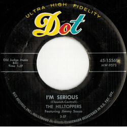 The Hilltoppers I'm Serious USED VINYL 7INCH 45 RPM SINGLE