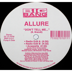 Allure (4) Don't Tell Me... Vinyl 12" USED