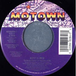 Boyz II Men On Bended Knee (LP Version) Vinyl 7" USED