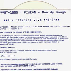 Lieutenant Pigeon Mouldy Dough **the Official V/Vm Anthem** Vinyl 7" USED