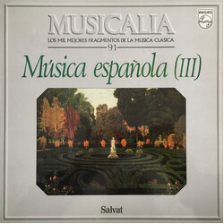 Various Musicalia 91. Musica Española (III) Vinyl LP USED
