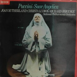 Giacomo Puccini / Richard Bonynge / Joan Sutherland / Christa Ludwig / National Philharmonic Orchestra Suor Angelica Vinyl LP USED
