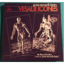 Peter Maxwell Davies / Fires Of London Vesalii Icones Vinyl LP USED