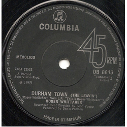 Roger Whittaker Durham Town (The Leavin') Vinyl 7" USED