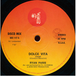 Ryan Paris Dolce Vita Vinyl 12" USED