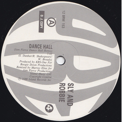 Sly & Robbie Dance Hall Vinyl 12" USED