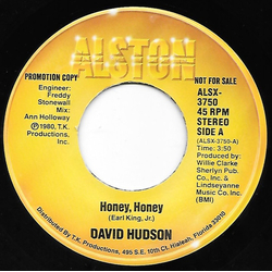David Hudson (2) Honey, Honey Vinyl 7" USED