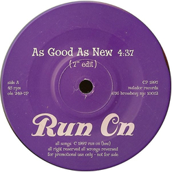 Run On As Good As New / Lab Rats Vinyl 7" USED