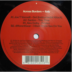 Various Audio Therapy Presents Across Borders - Italy Vinyl 12" USED