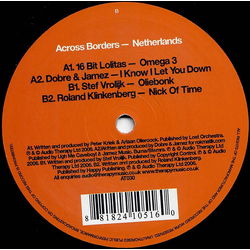 Various Audio Therapy Presents Across Borders Sampler - Netherlands Vinyl 12" USED