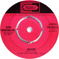 Geno Washington & The Ram Jam Band Water Vinyl 7" USED