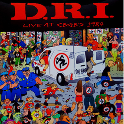 Dirty Rotten Imbeciles Live At CBGB's 1984 Vinyl LP USED