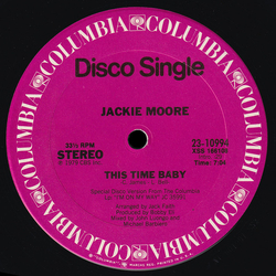Jackie Moore This Time Baby Vinyl 12" USED